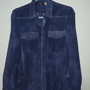 Ralph Lauren Blue Button-Up Shirt